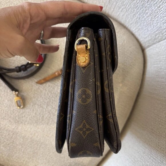 Louis Vuitton Pochette Metis Mm Monogram Handbag Women Brown crossbody - Picture 6 of 13